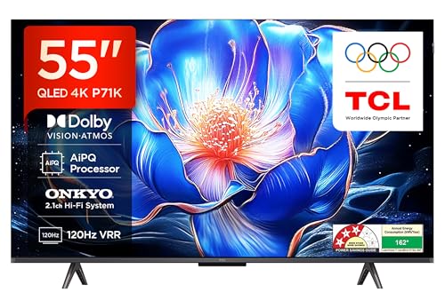 TCL 139 cm (55 inches) 4K Ultra HD Smart QLED Google TV